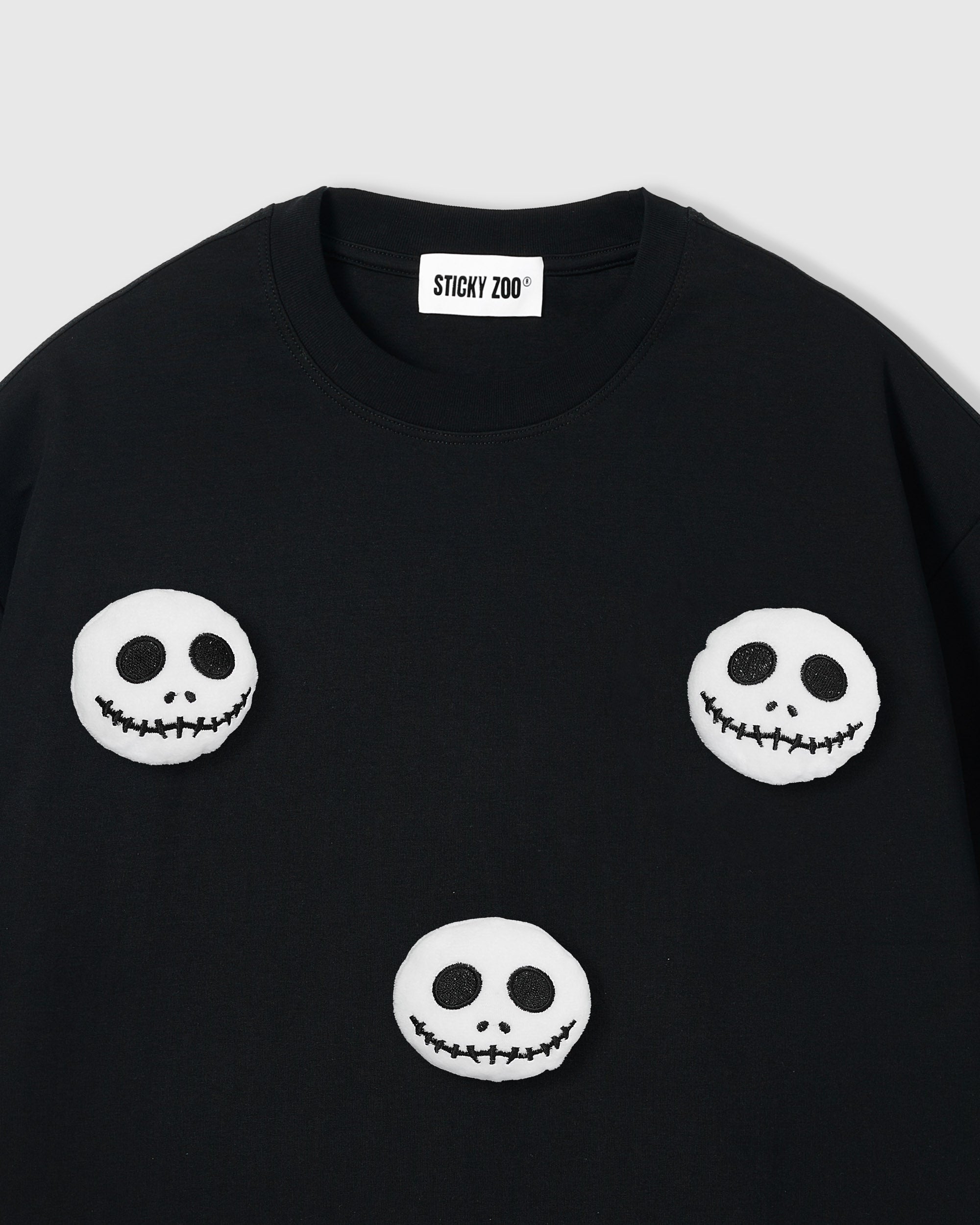 SKULL-SMILES NA HALLOWEEN NA T-SHIRT