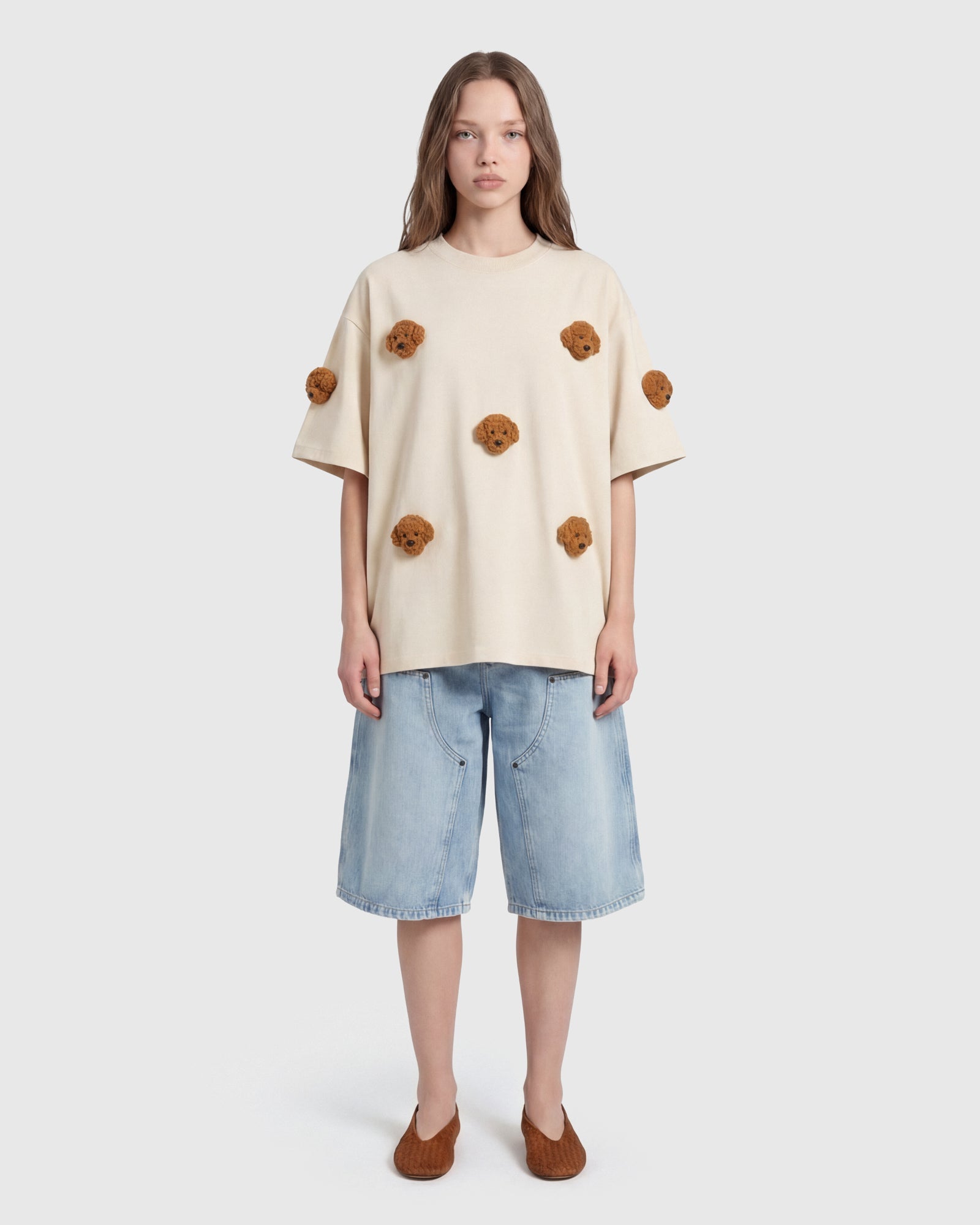 POODLE PARADE NA T-SHIRT