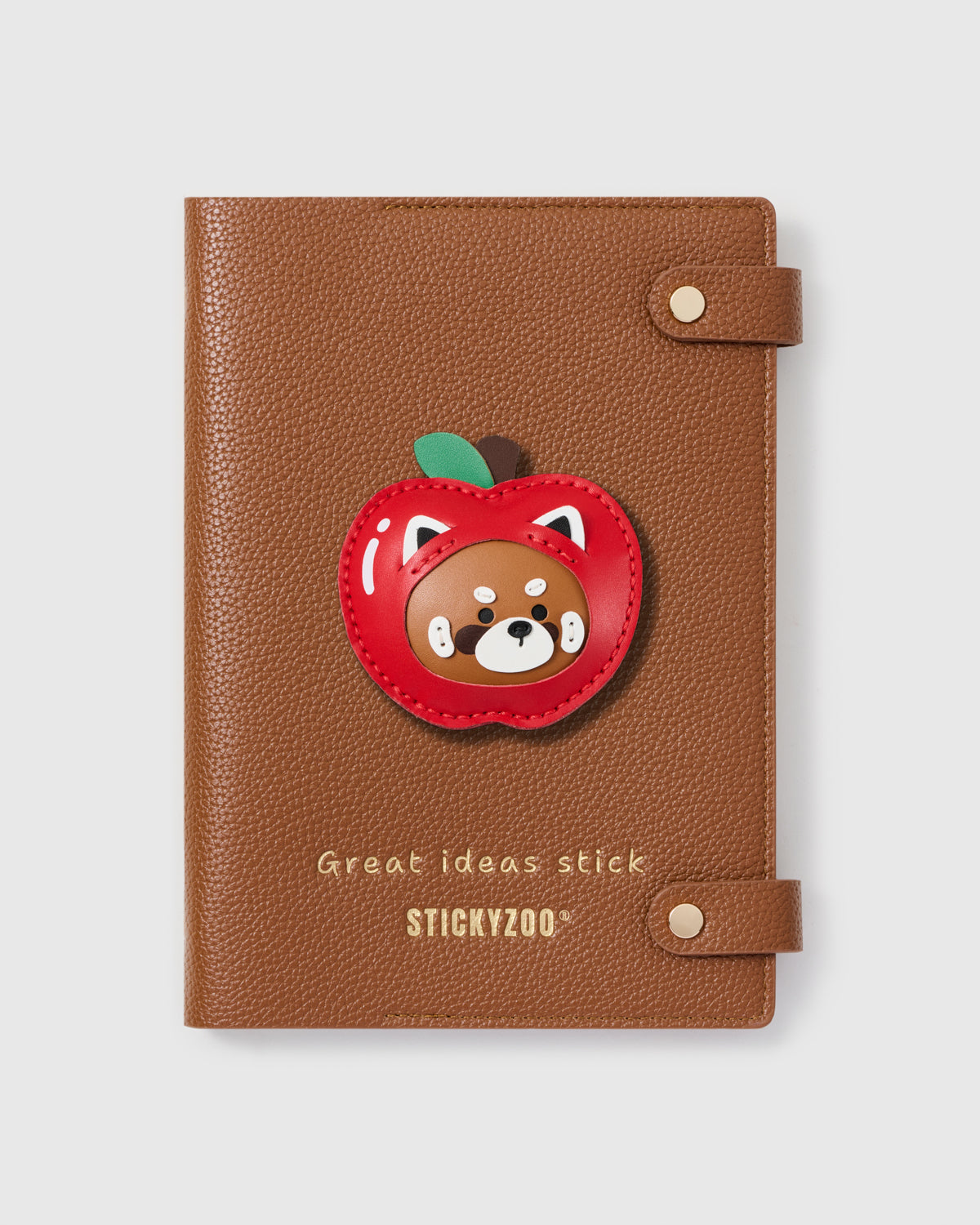 PULANG PANDA NA MANSANAS NA NOTEBOOK