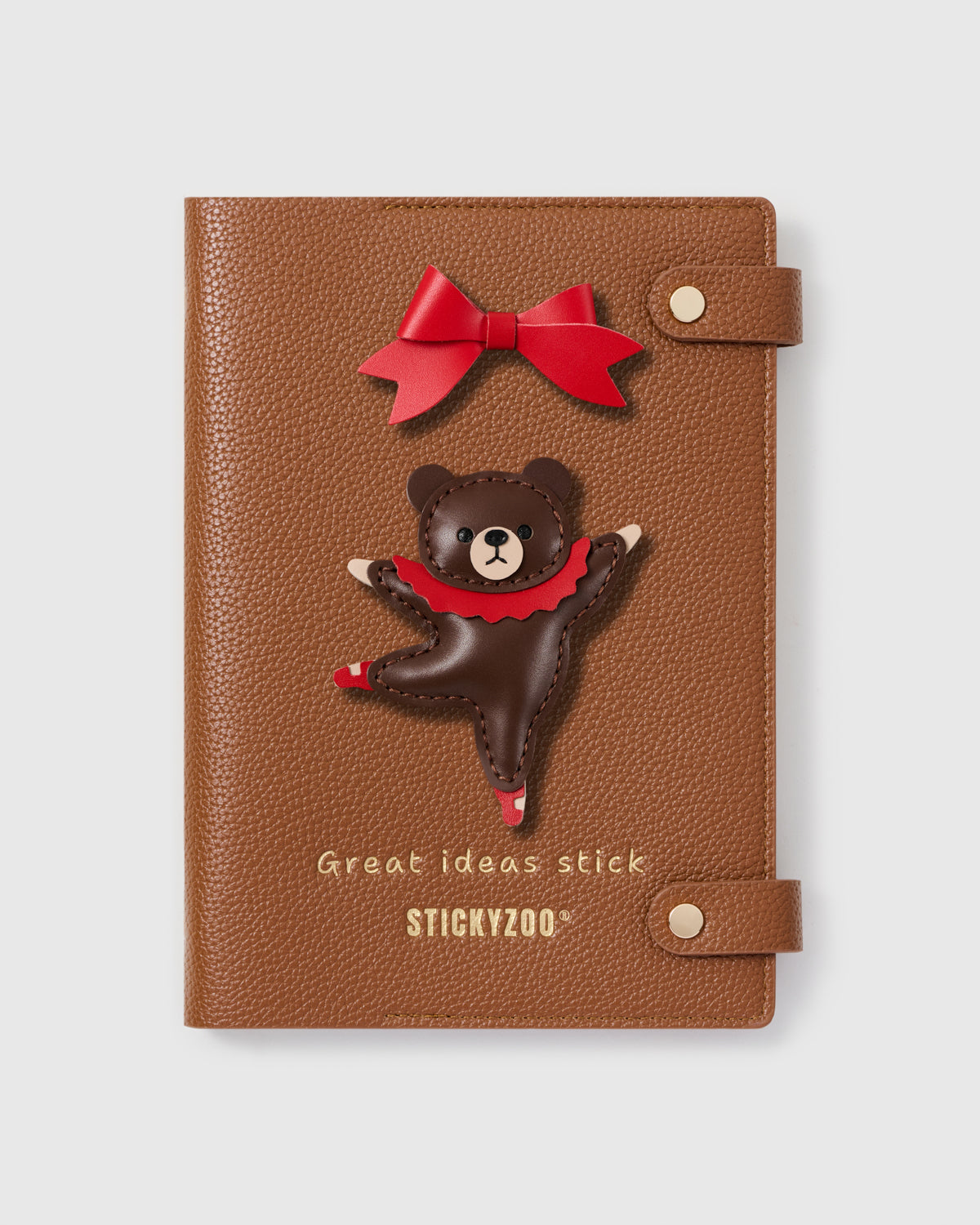 BALLERINA BEAR NA PULANG NOTEBOOK
