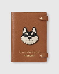 BLACK SHIBA INU NA NOTEBOOK