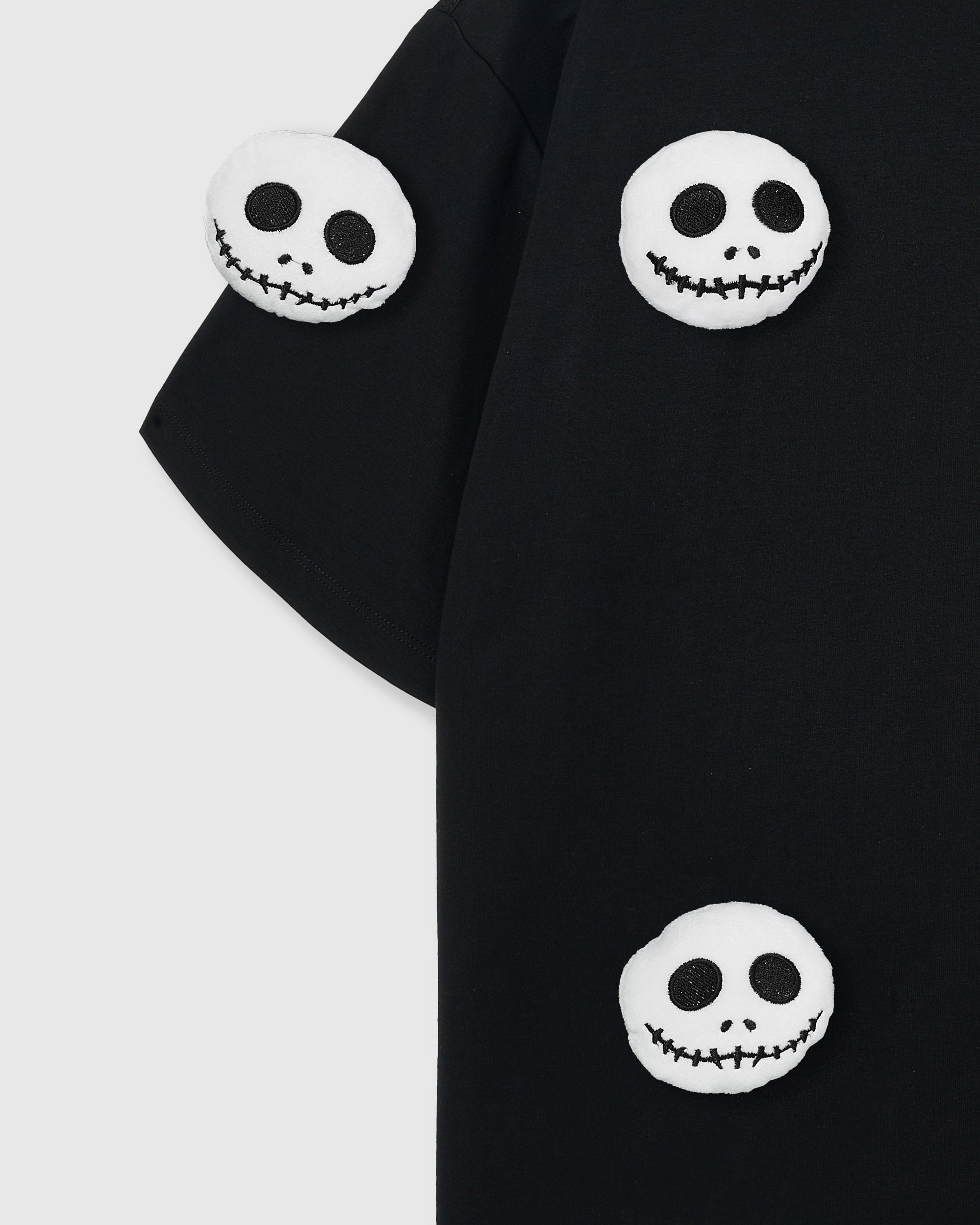 SKULL-SMILES NA HALLOWEEN NA T-SHIRT