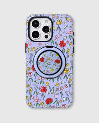 LAVENDER WILDFLOWER NA CASE NG TELEPONO