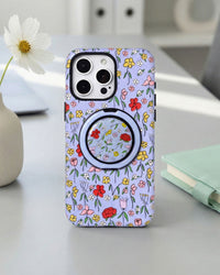 LAVENDER WILDFLOWER NA CASE NG TELEPONO