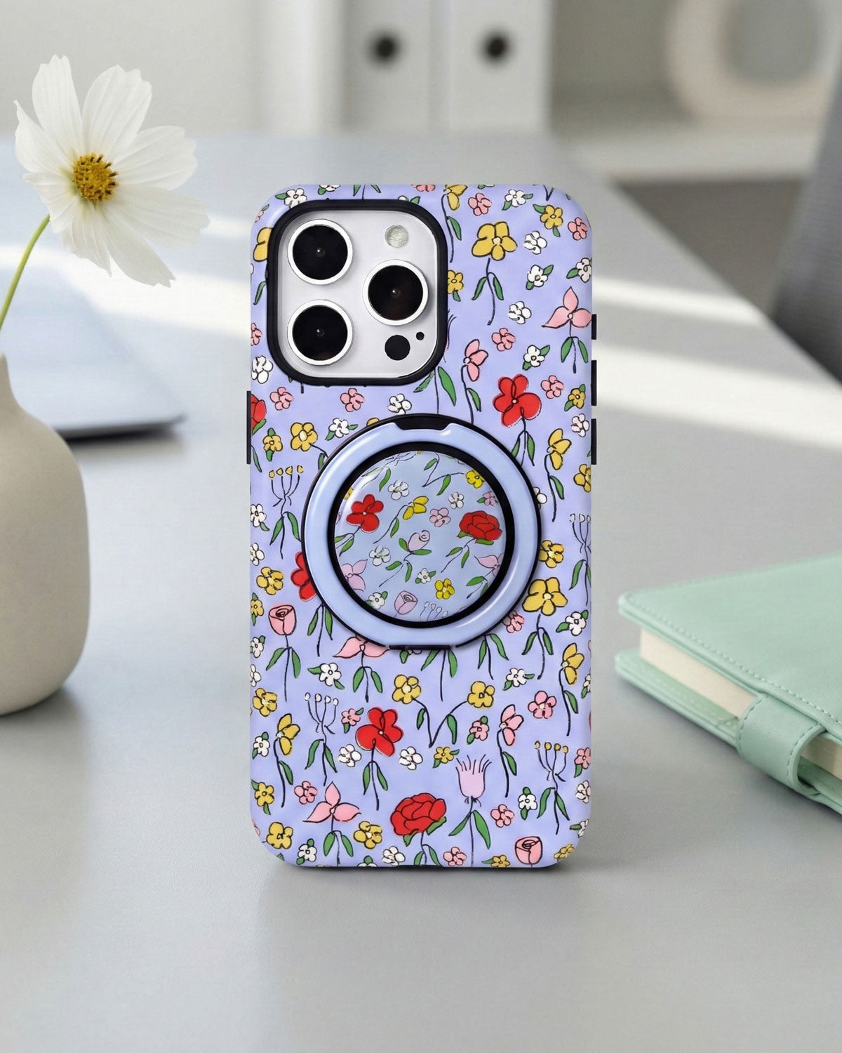 LAVENDER WILDFLOWER NA CASE NG TELEPONO