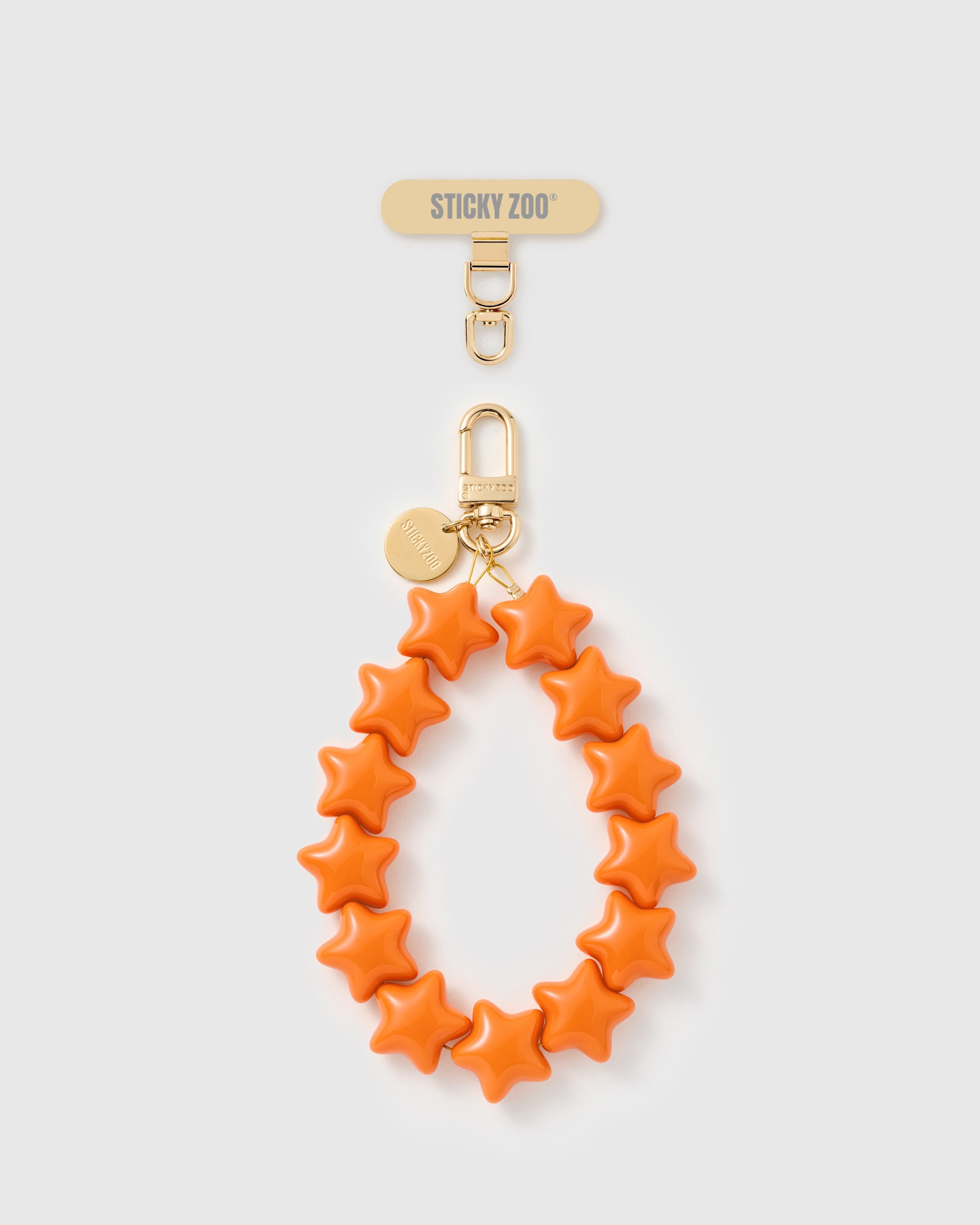 TANGERINE STAR STRAP NG TELEPONO  