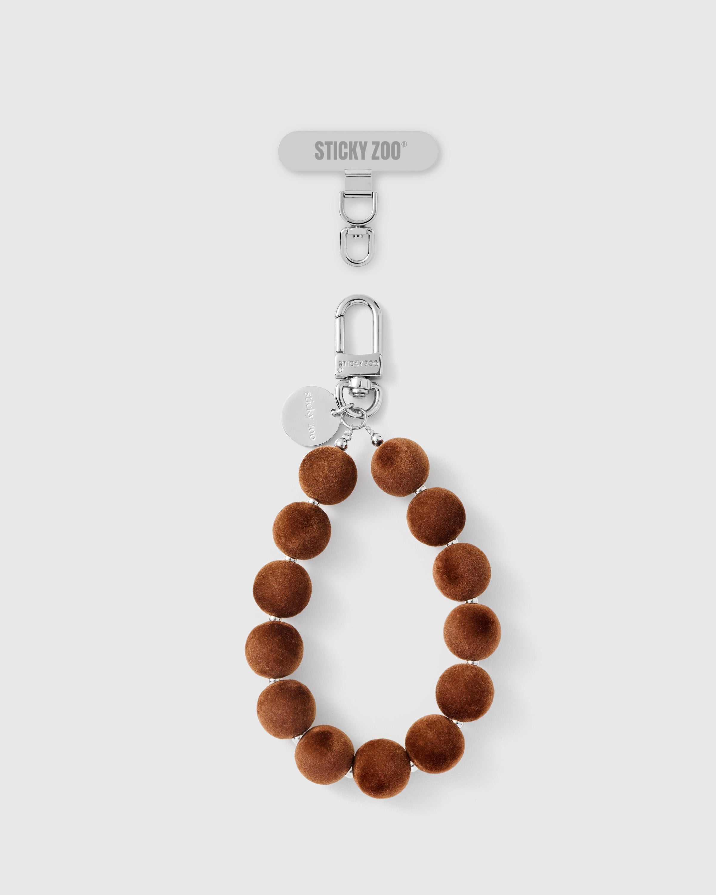 KAMELYONG POM NA STRAP NG TELEPONO