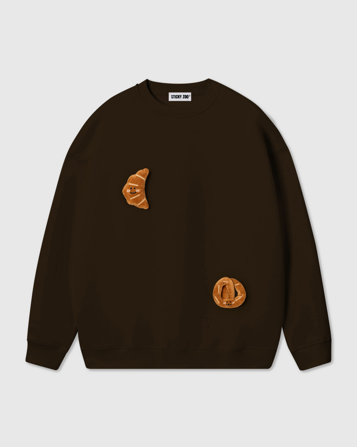 DOBLE CROISSANT NA SWEATSHIRT