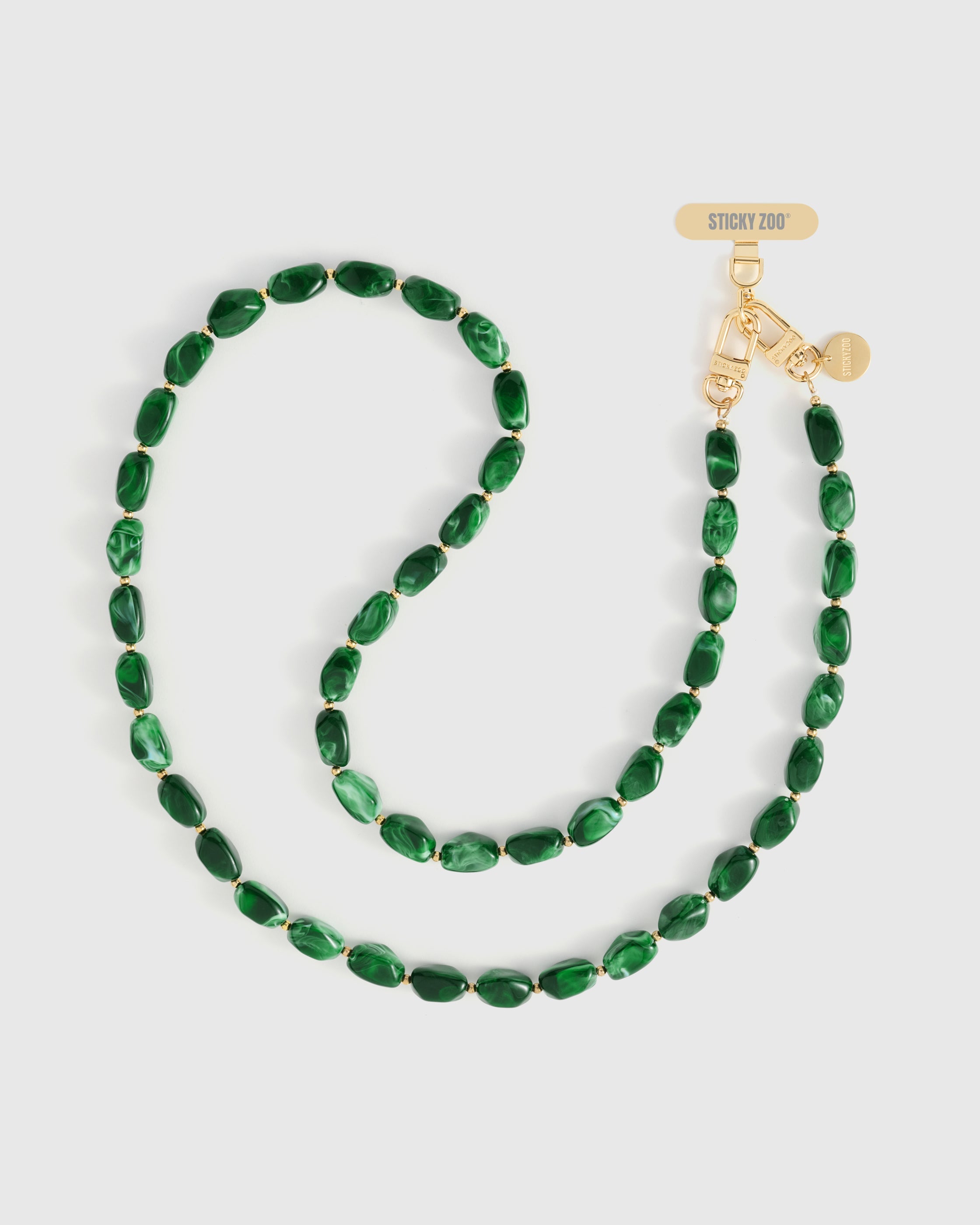 EMERALD NA USOK NA CROSS-BODY NA STRAP NG TELEPONO