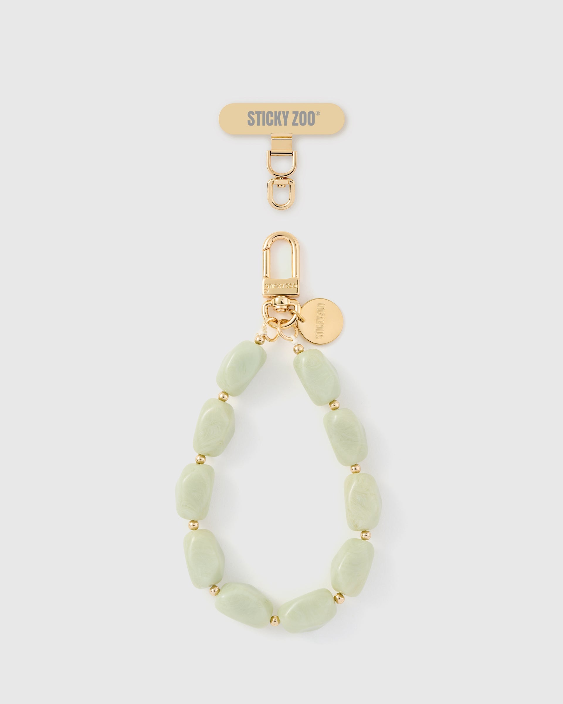 STRAP NG TELEPONO NA MAY SAGE AGATE