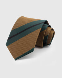 AMBER TEAL STRIPE NA KWINTAS