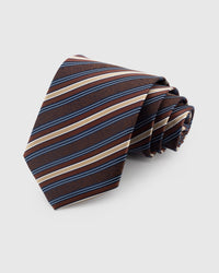 CHESTNUT PAISLEY STRIPE NA KURDITA