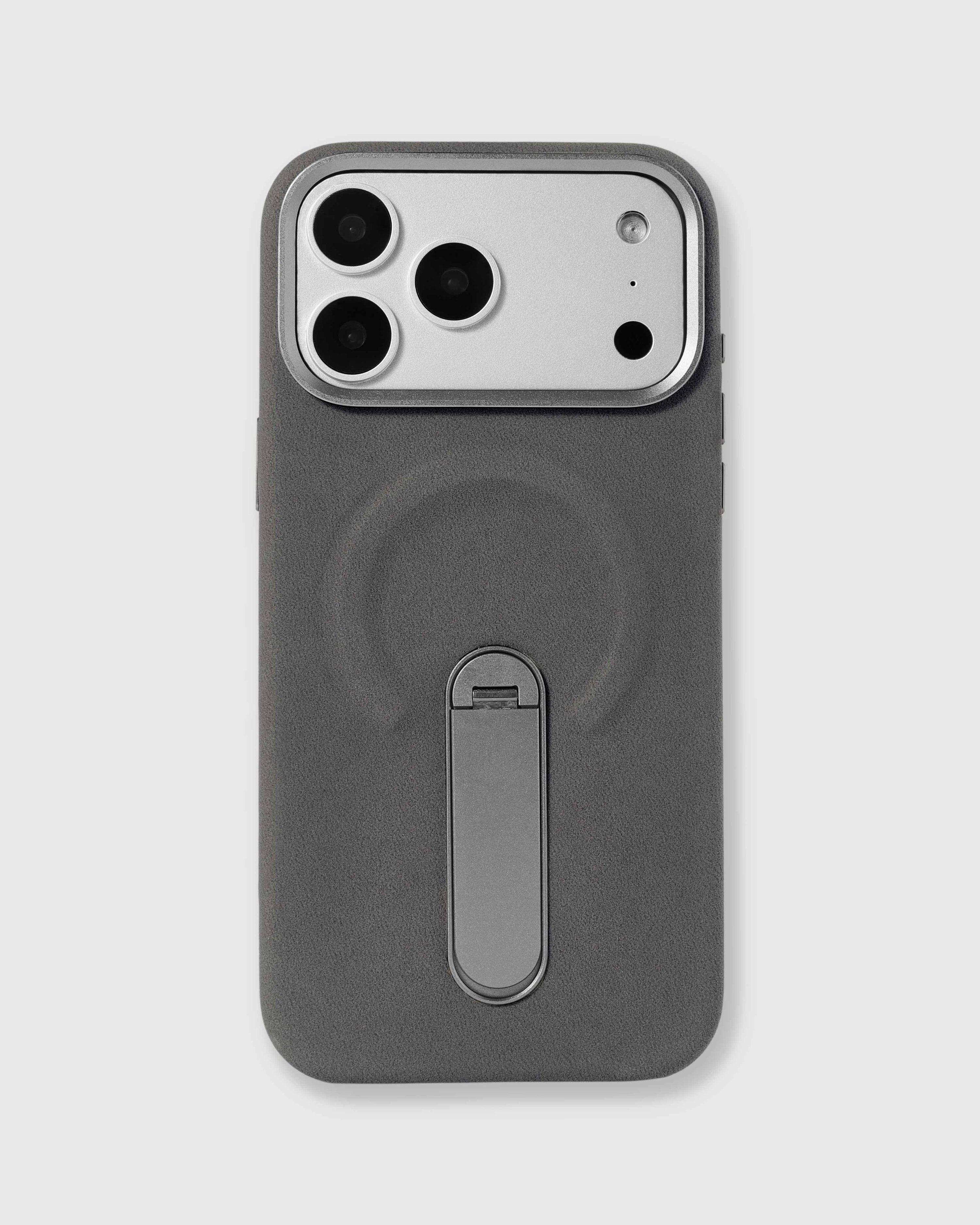 STAND CASE NG TELEPONO — GREY