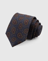 MIDNIGHT ORNATE PAISLEY TIE