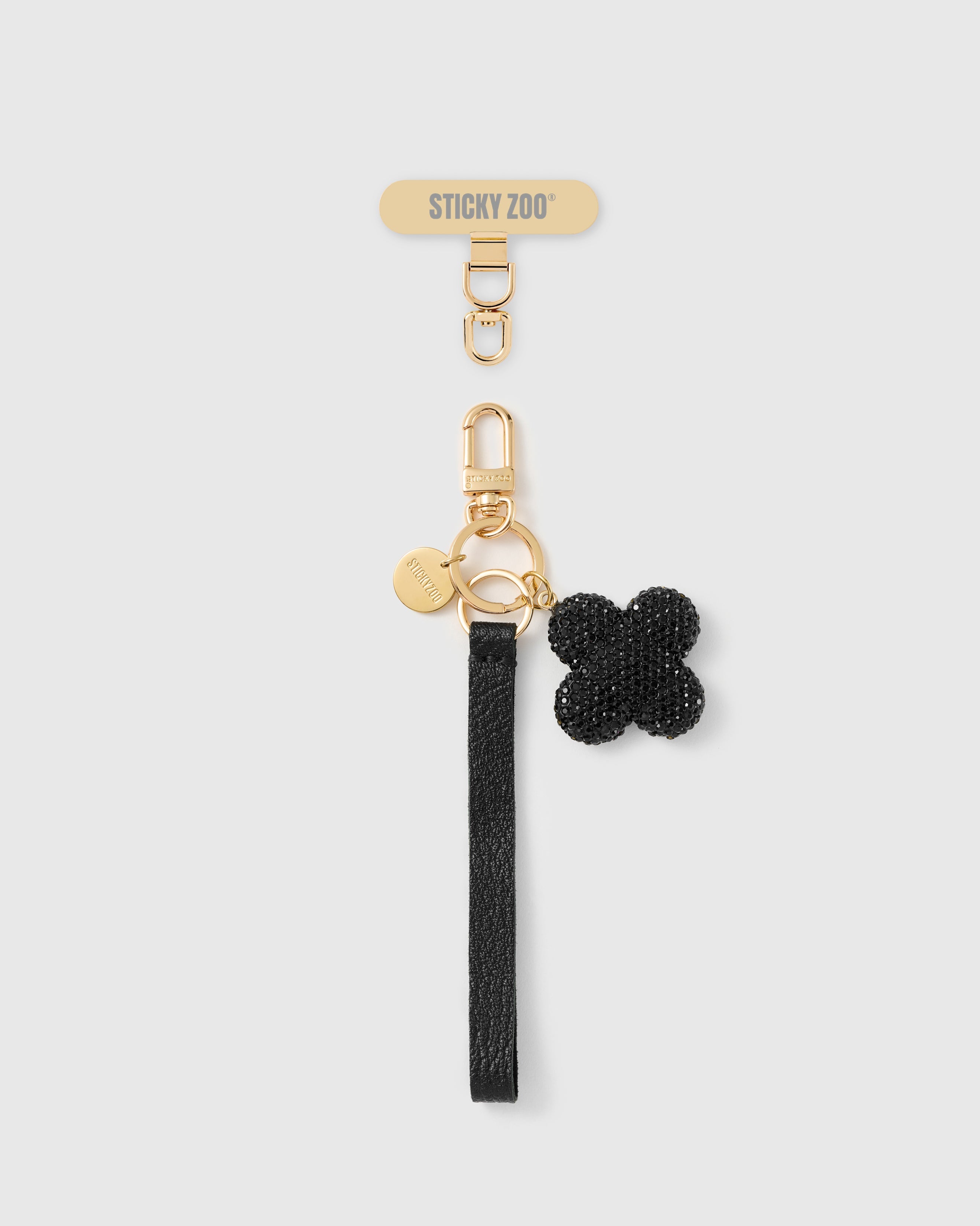 MIDNIGHT CLOVER LEATHER STRAP NG TELEPONO  