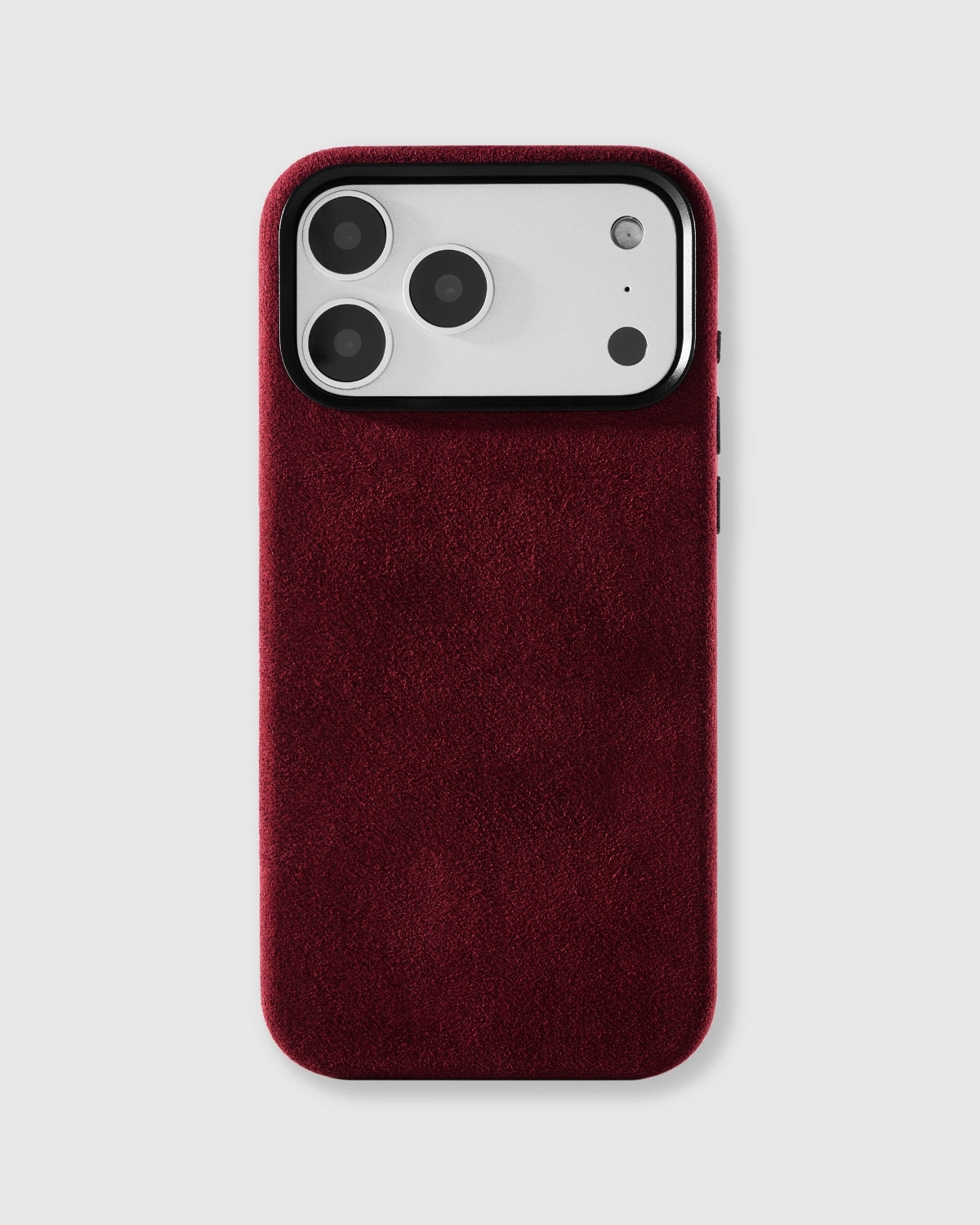 ALCANTARA CASE NG TELEPONO — BORDEAUX  