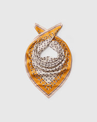 SAFFRON ORCHARD NA SILK SCARF