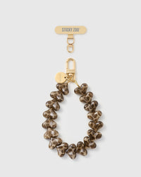 SMOKE LEOPARD HEART STRAP NG TELEPONO  