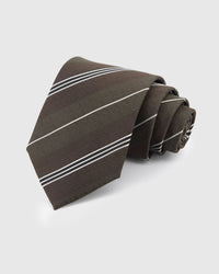 KORBATANG OLIVE TWIN STRIPE