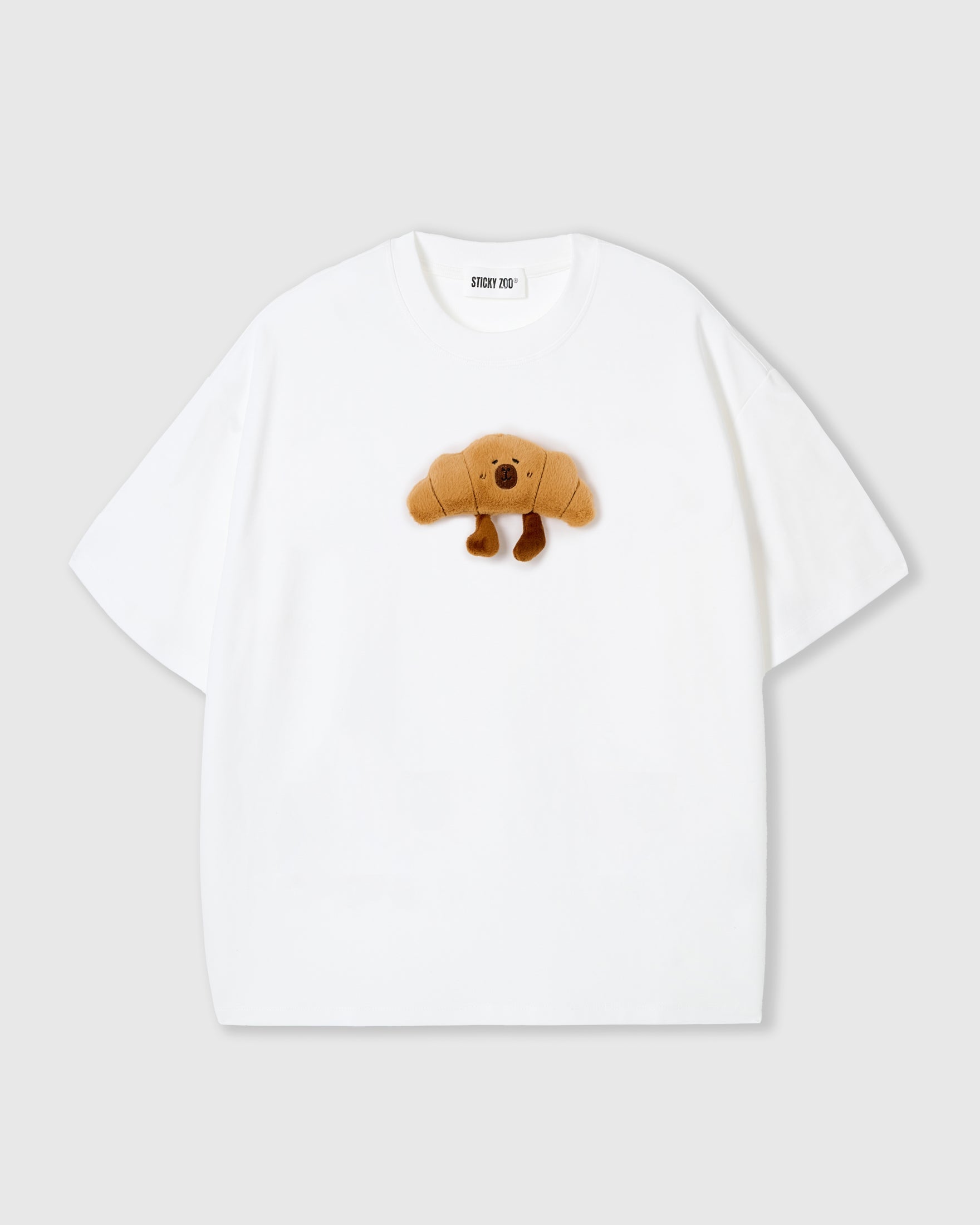TUMATAKAS NA CROISSANT NA T-SHIRT
