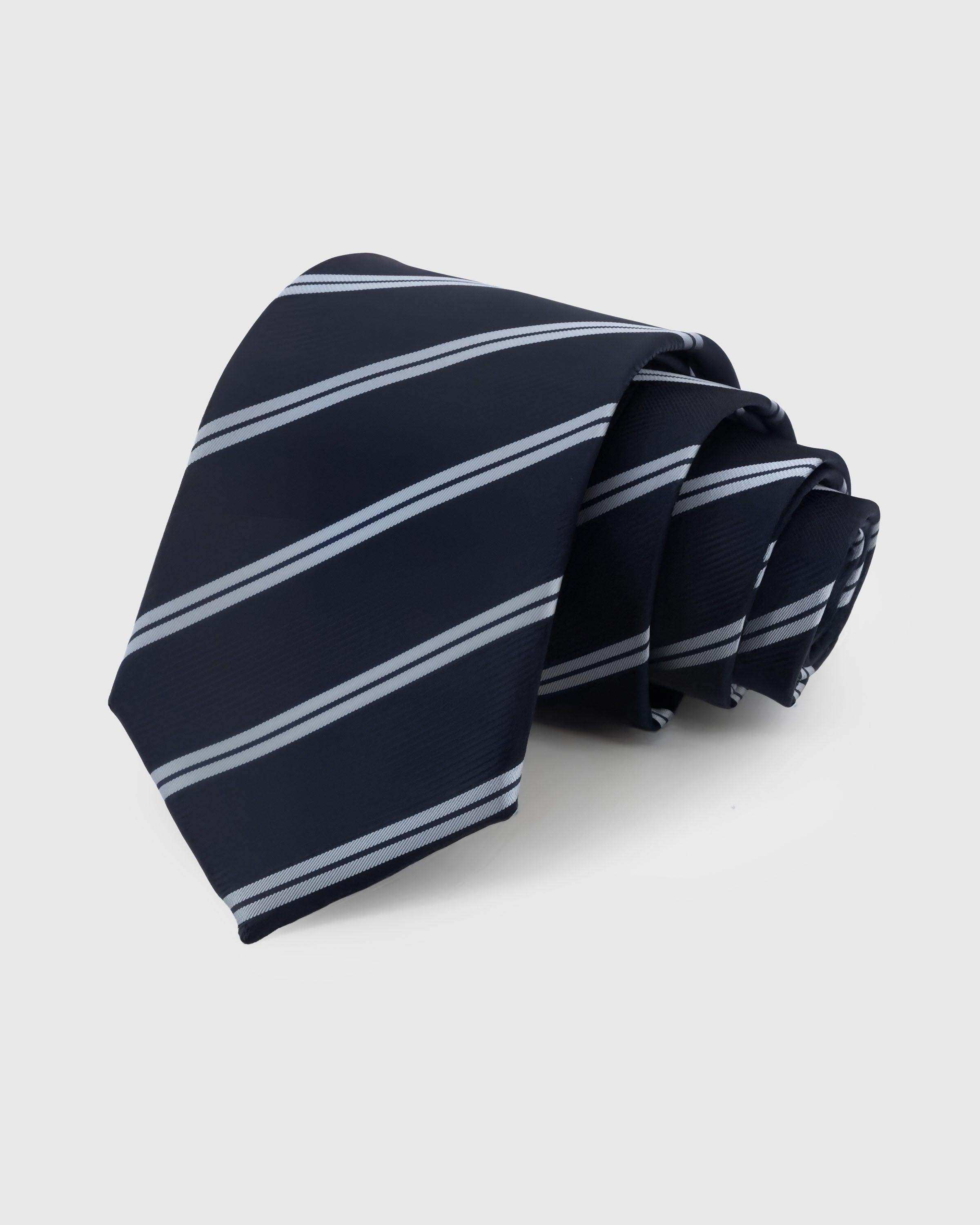 KORBATANG NAVY DOUBLE STRIPE