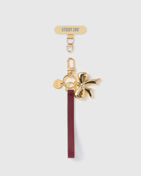 GOLDEN BOW LEATHER STRAP NG TELEPONO  