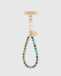 STRAP NG TELEPONO NA MAY TURQUOISE SPECKLE ORBIT