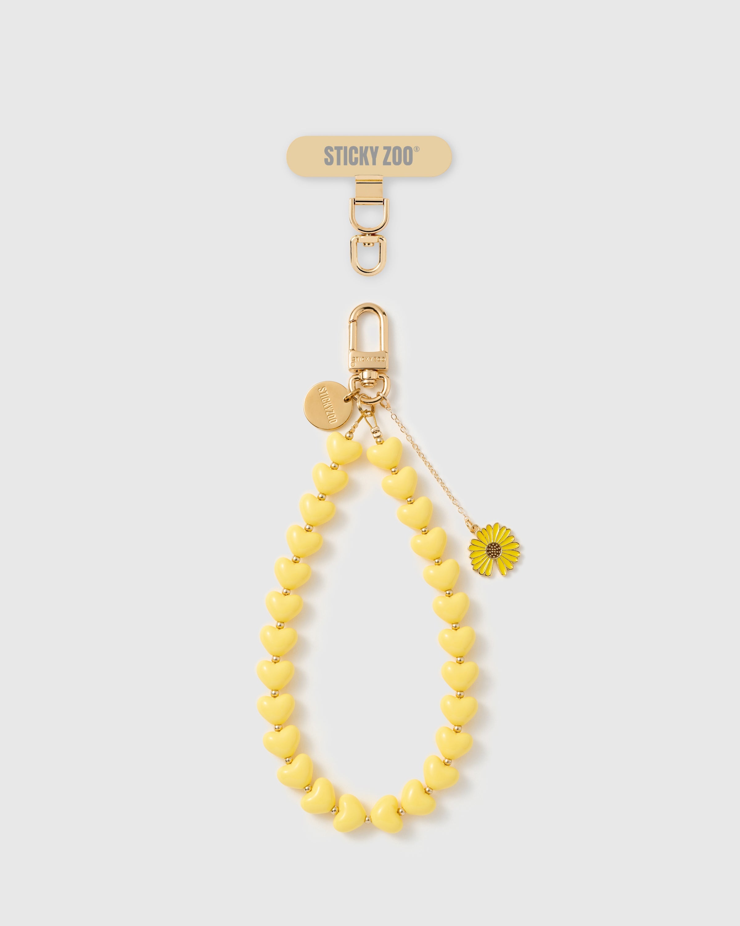 LEMON DAISY HEART STRAP NG TELEPONO  