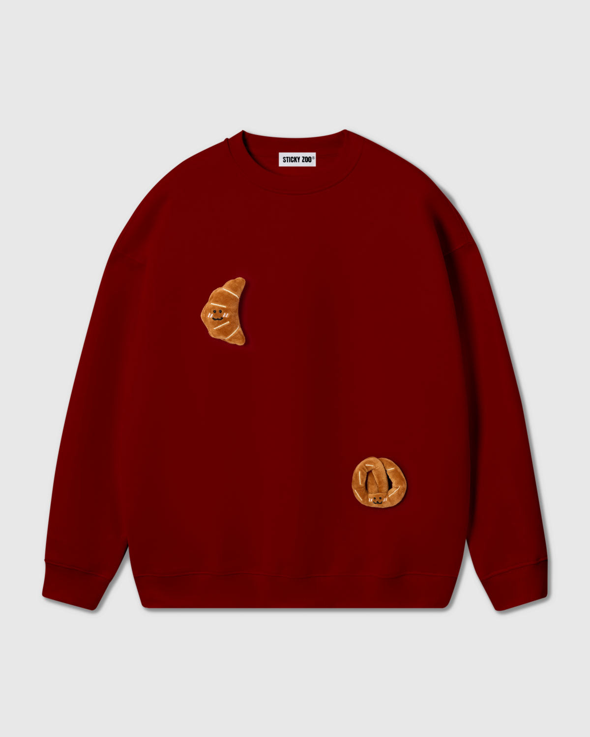 DOBLE CROISSANT NA SWEATSHIRT