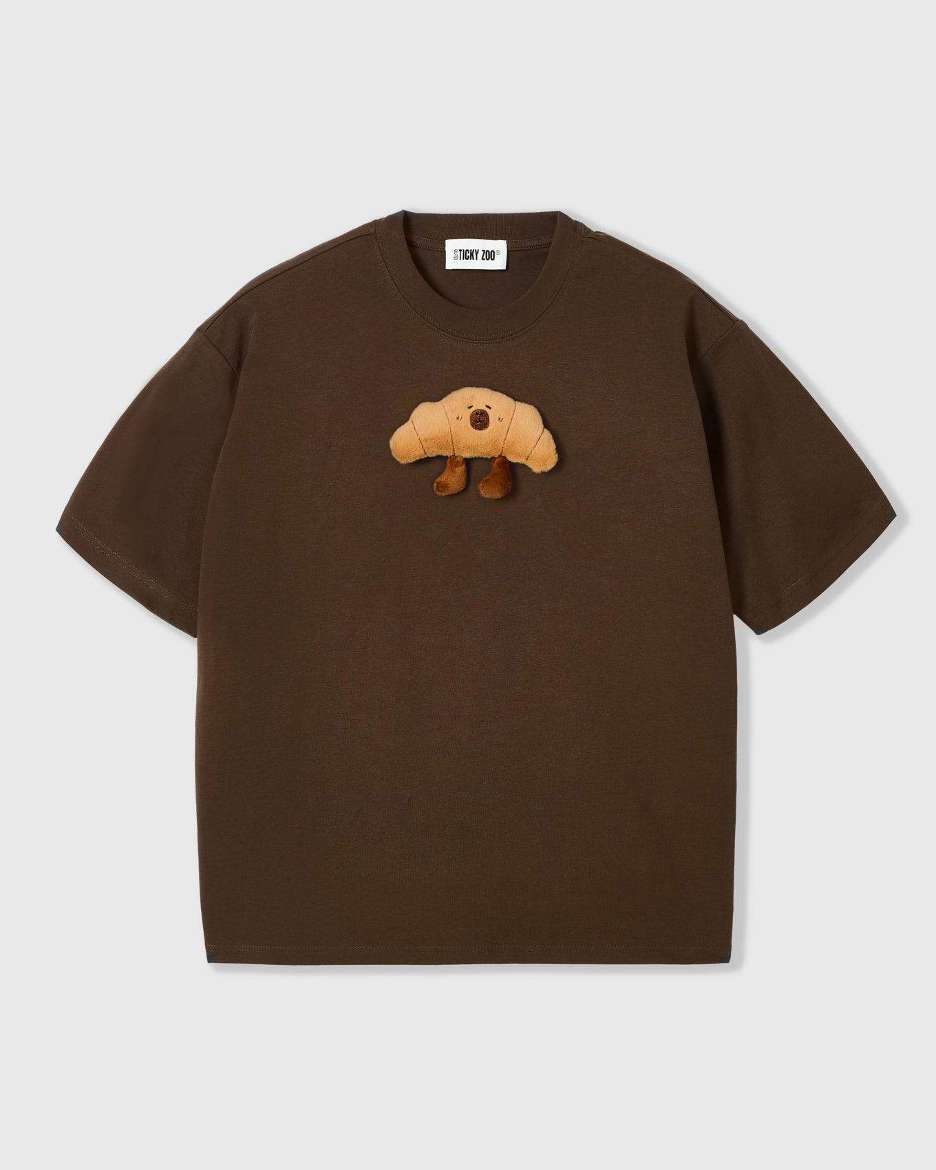TUMATAKAS NA CROISSANT NA T-SHIRT
