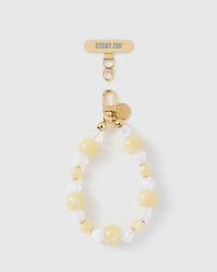 STRAP NG TELEPONO NA MAY BUTTER CRYSTAL CLUSTER