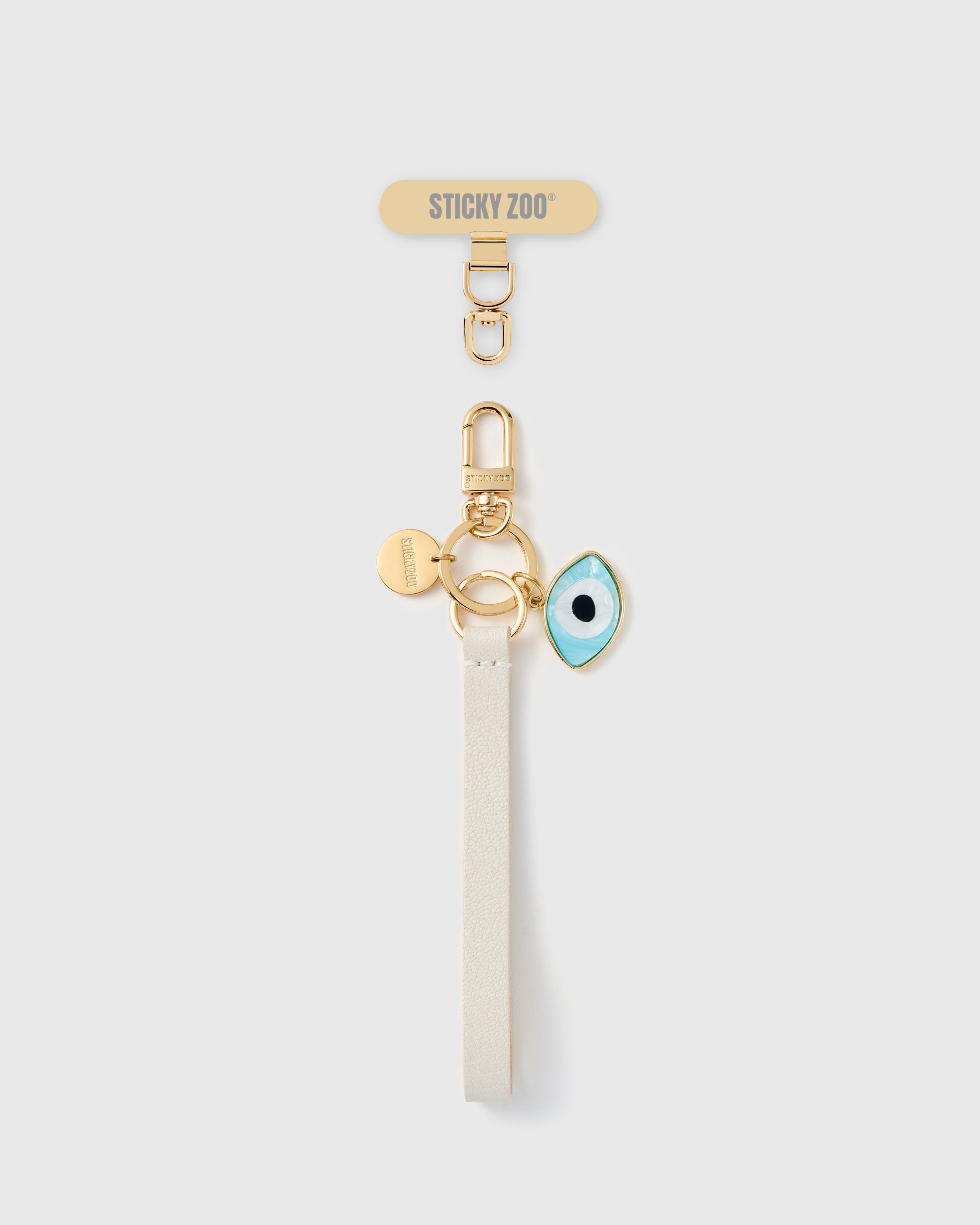 EVIL EYE LEATHER STRAP NG TELEPONO  