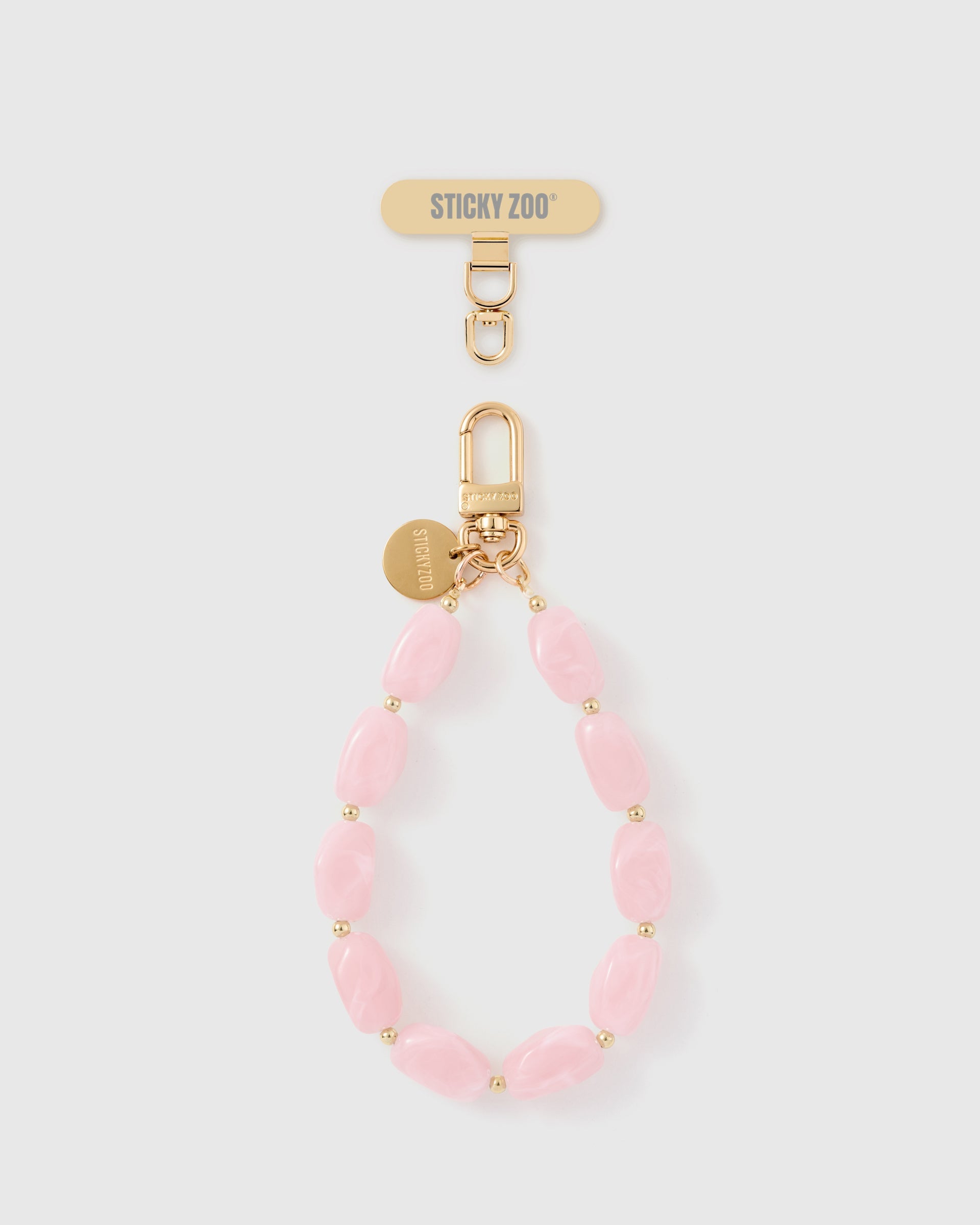 STRAP NG TELEPONO NA MAY ROSE AGATE