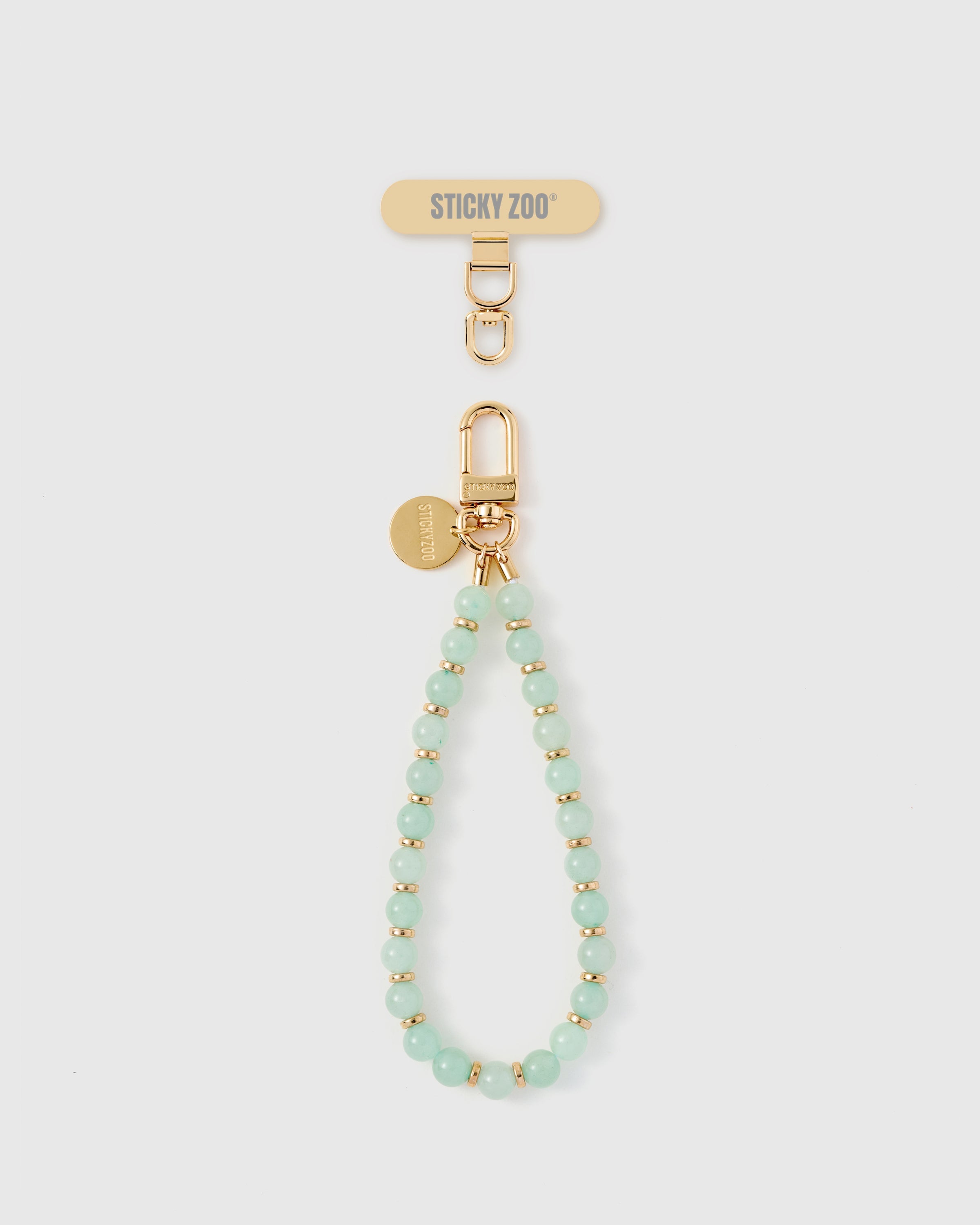 MINT NA PERLAS NA STRAP NG TELEPONO