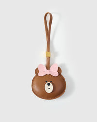 CUDDLY BEAR CHARM charm — genuine French Alran goatskin. Never vegan. Never synthetic.
