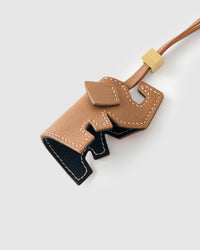 ELEPHANT CHARM charm on a bag — real French Alran leather, 3 days by hand.