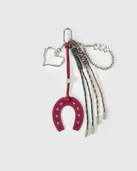CHARM NG LUCKY HORSESHOE HEART STACK