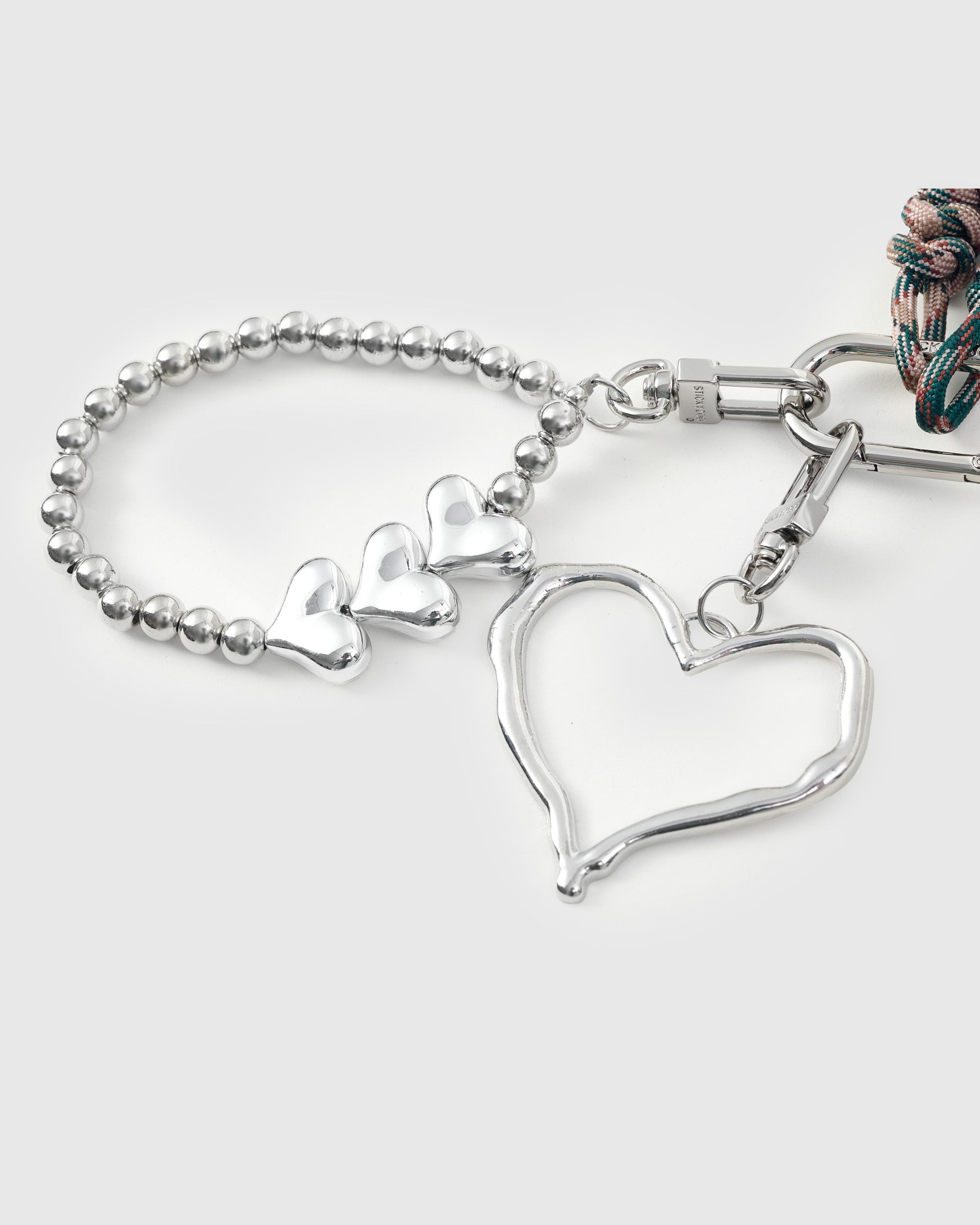 CHARM NG LUCKY HORSESHOE HEART STACK