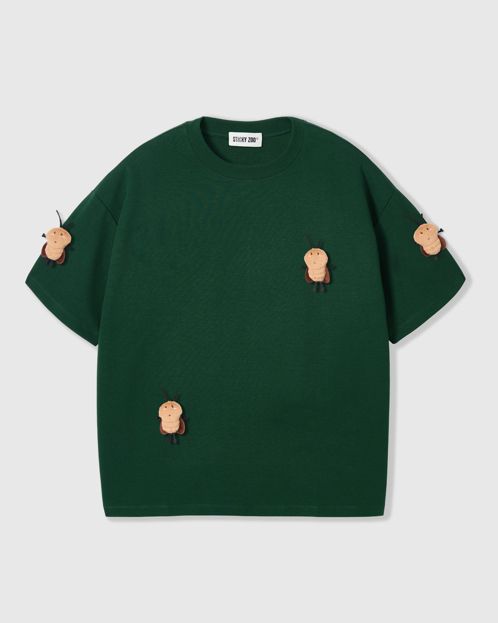 HONEY BEE SCATTER T-SHIRT — BERDE