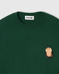 HONEY BEE SCATTER T-SHIRT — BERDE