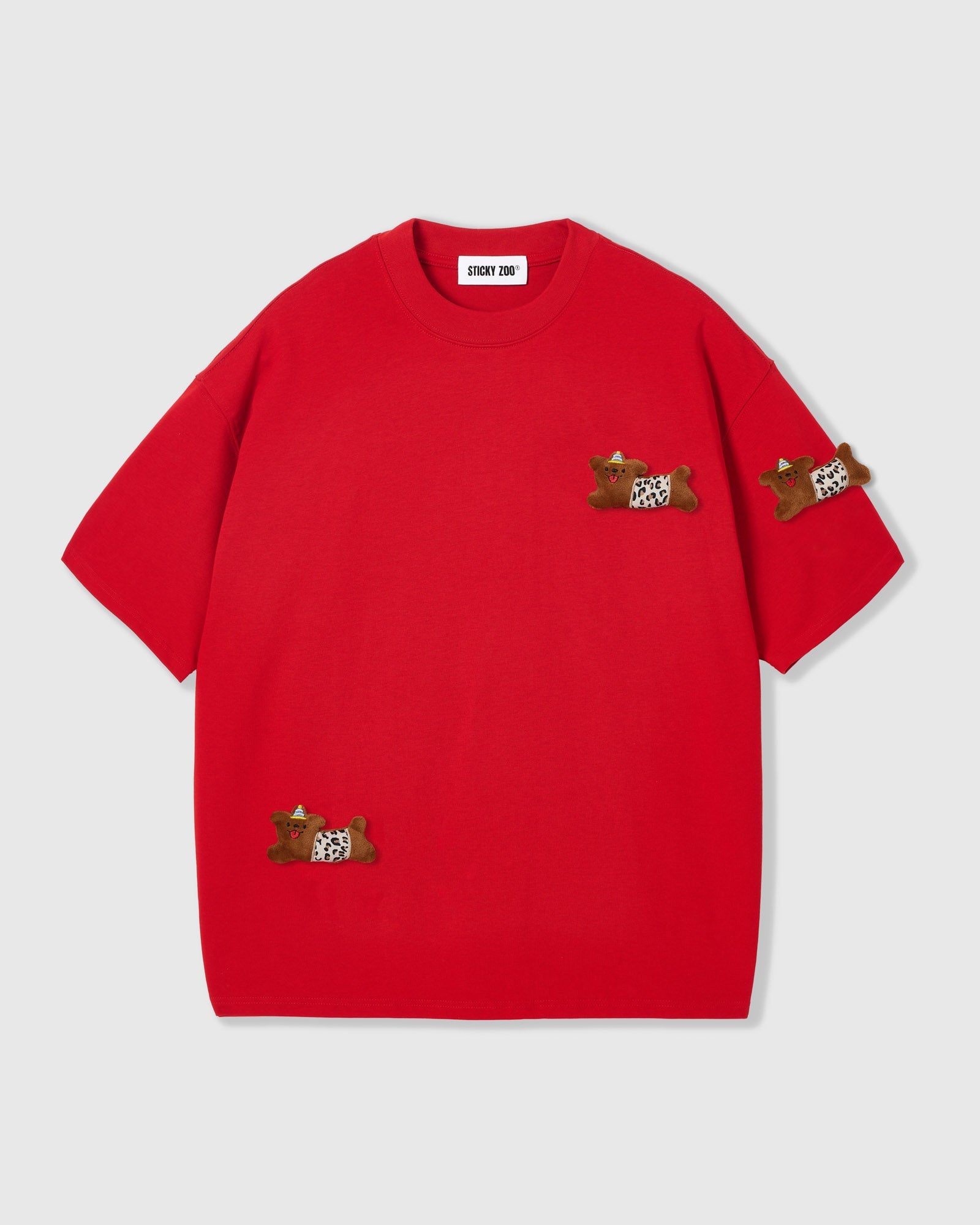 WILD TEDDY SCATTER T-SHIRT — PULA