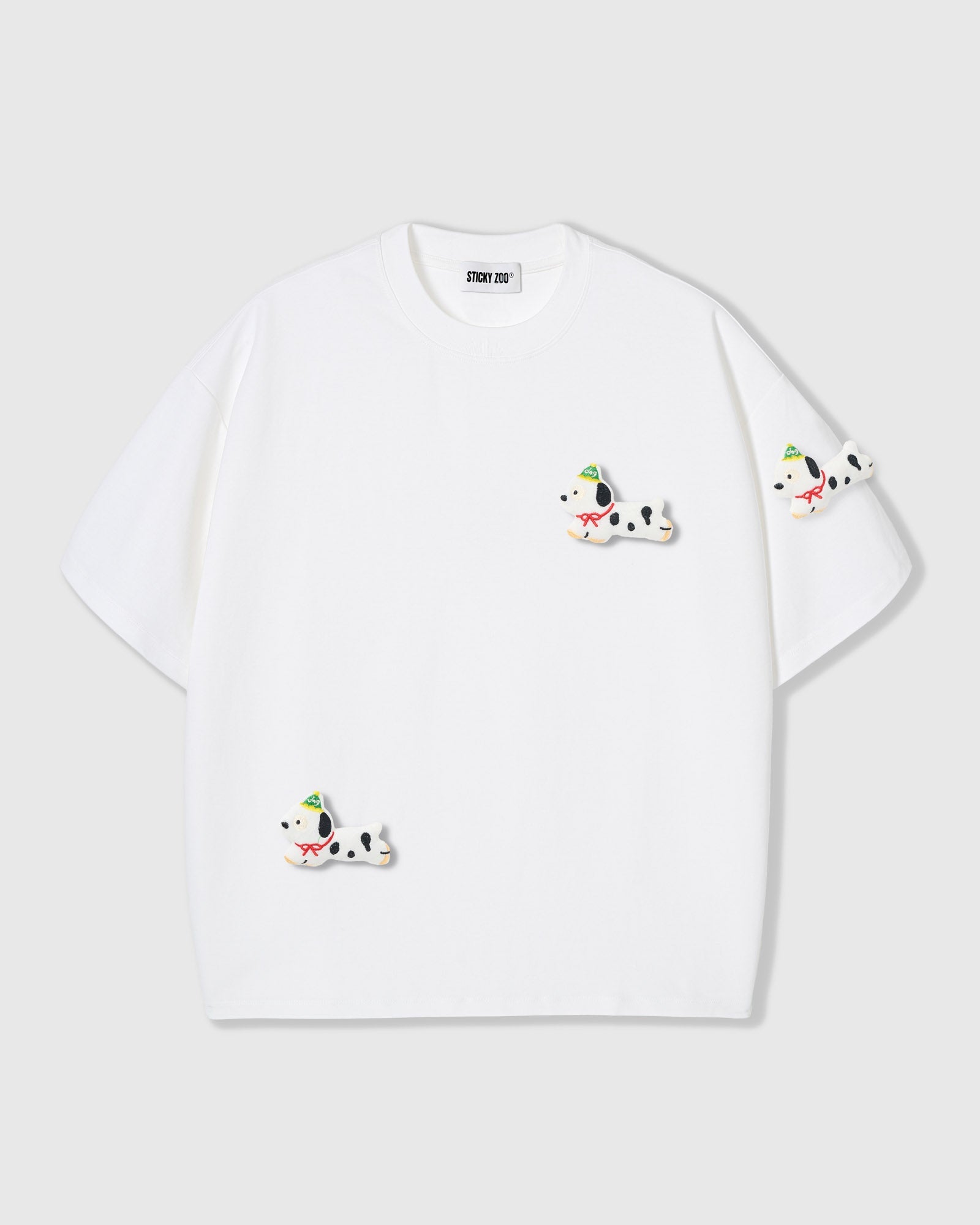 SPOTTY PUPPY SCATTER T-SHIRT — PUTI