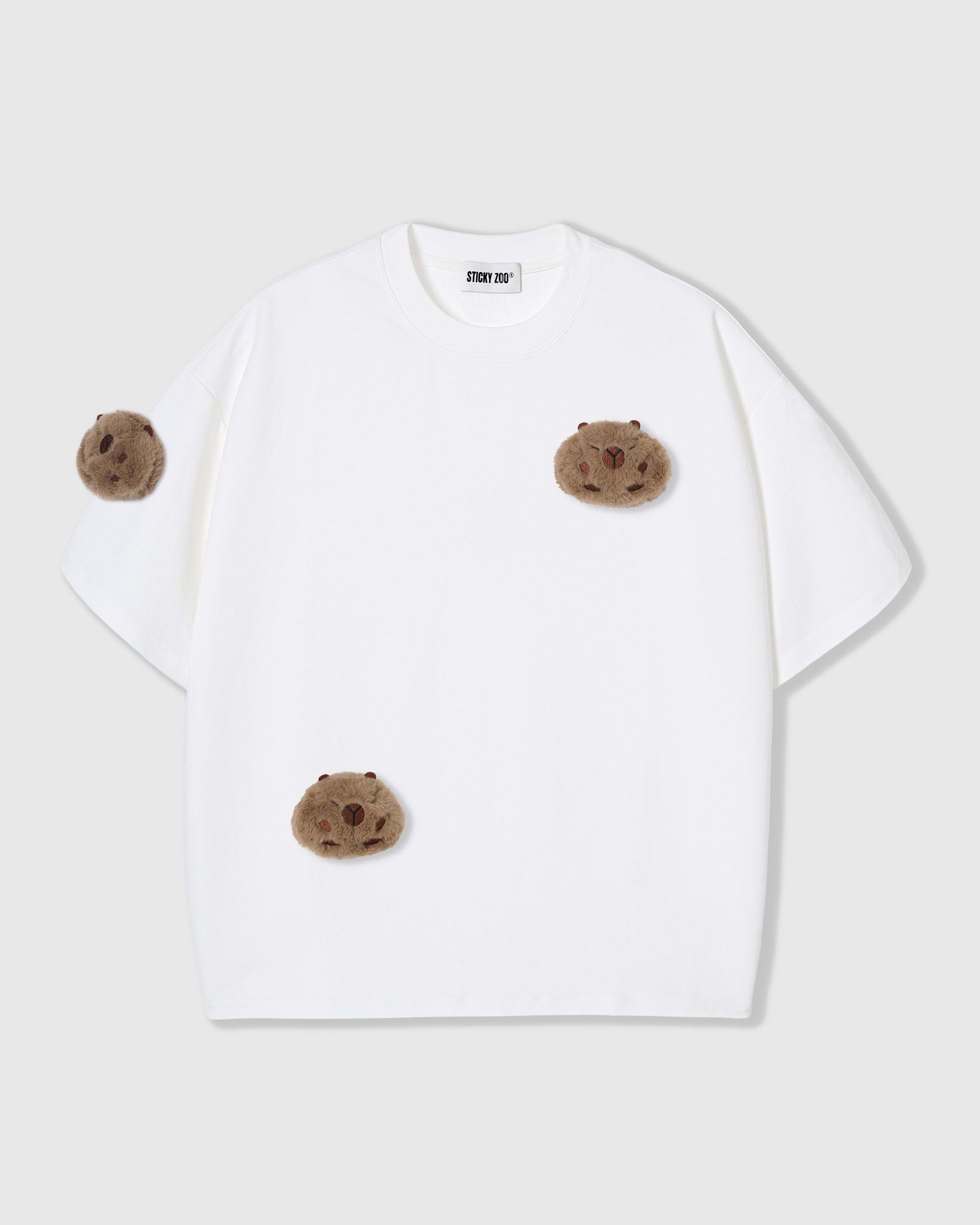 SLEEPY TEDDY SCATTER NA T-SHIRT — PUTI