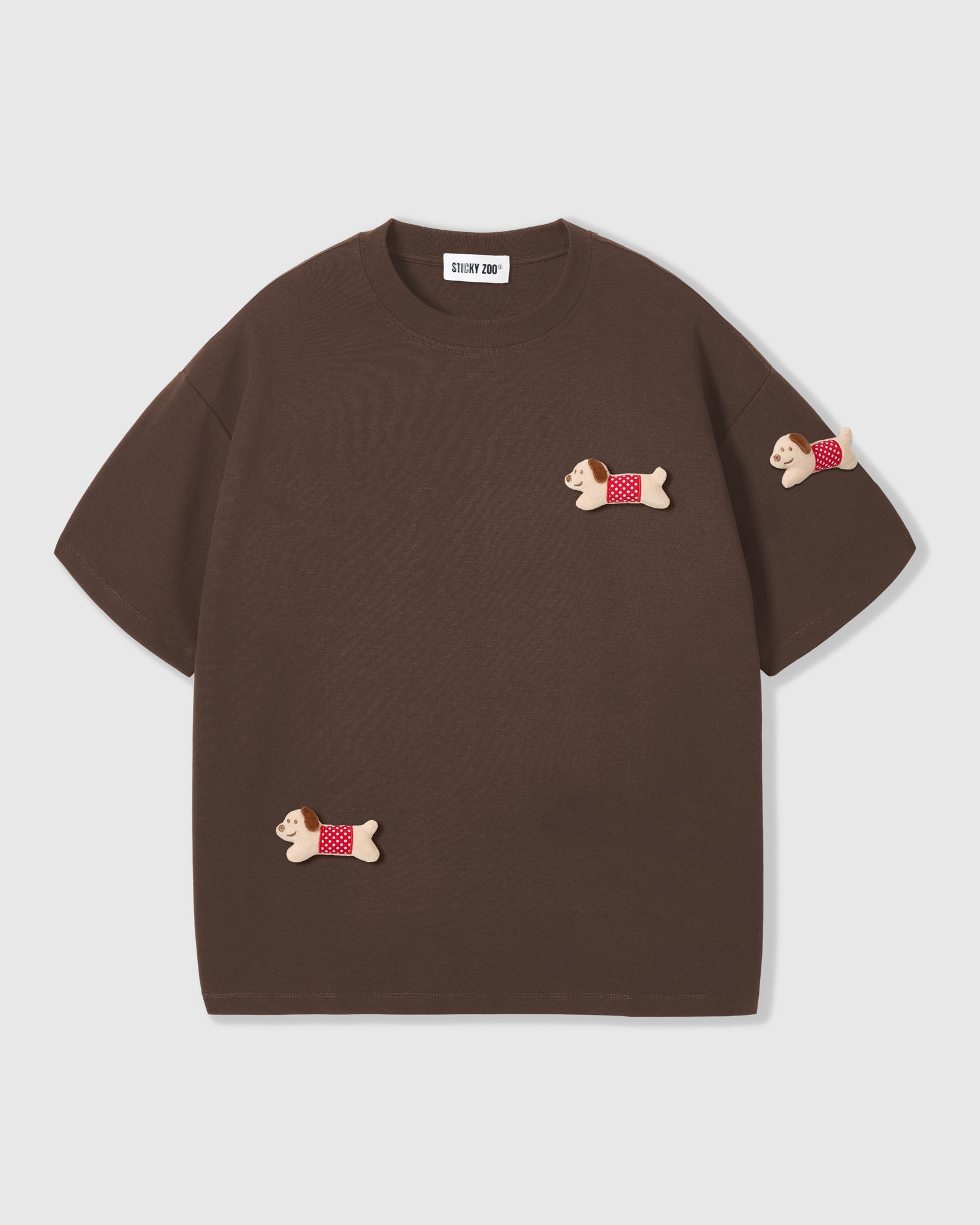 POLKA PUPPY SCATTER T-SHIRT — KAYUMANGGI