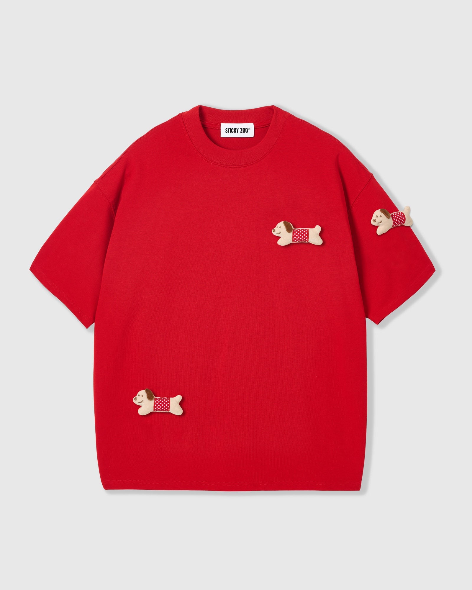 POLKA PUPPY SCATTER T-SHIRT — PULA