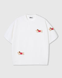 POLKA PUPPY SCATTER T-SHIRT — PUTI