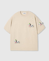 SPOTTY PUPPY SCATTER T-SHIRT — KREM