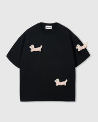 BOW PUPPY SCATTER T-SHIRT — ITIM