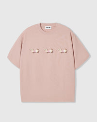 TRIO NG PLAID NA DACHSHUND NA T-SHIRT — PINK