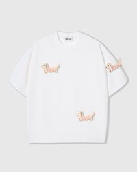 BOW PUPPY SCATTER T-SHIRT — PUTI